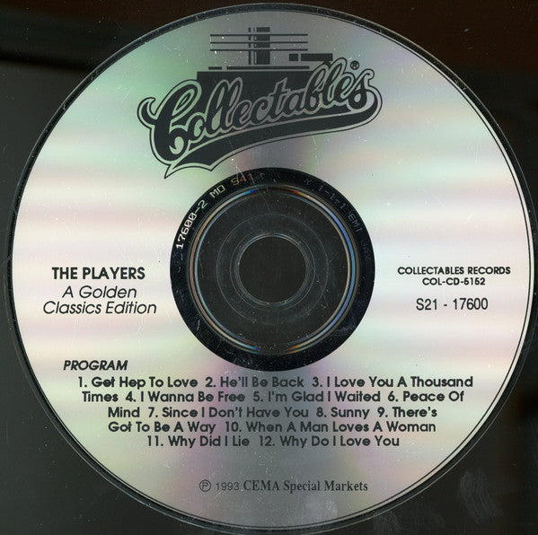 The Players (10) : He'll Be Back (CD, Album)