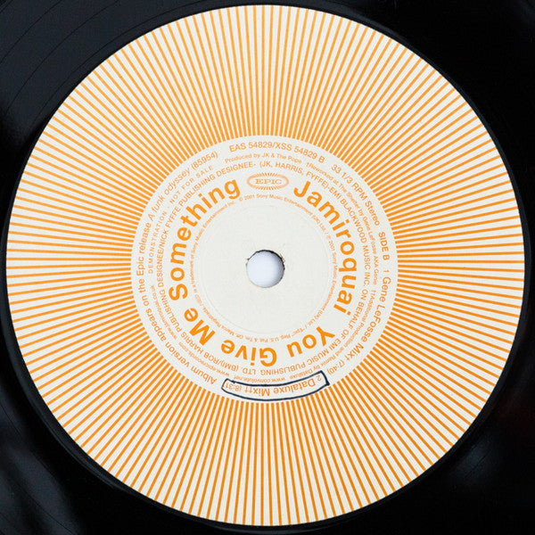Jamiroquai : You Give Me Something (12", Single, Promo)