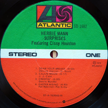 Herbie Mann Featuring Cissy Houston : Surprises (LP, Album, RI)