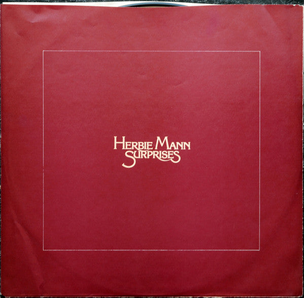 Herbie Mann Featuring Cissy Houston : Surprises (LP, Album, RI)