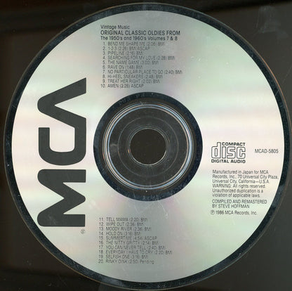 Various : Vintage Music Collectors Series Volumes 7 & 8 (CD, Comp, RM, Den)
