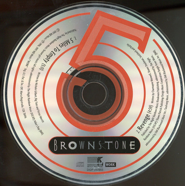 Brownstone : 5 Miles To Empty (CD, Single)