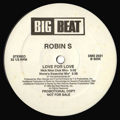 Robin S. : Love For Love (12", Promo)