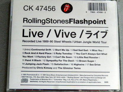The Rolling Stones : Flashpoint (CD, Album, Pit)