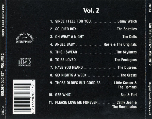 Various : Golden Oldies Vol. 2 (CD, Comp)