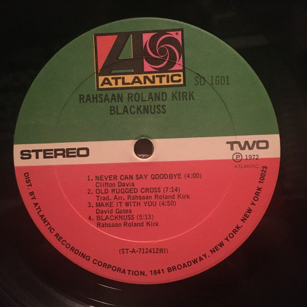 Roland Kirk : Blacknuss (LP, Album, PRC)