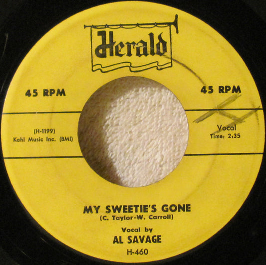 Al Savage : Paradise Princess / My Sweetie's Gone (7")
