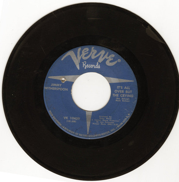 Jimmy Witherspoon : It's All Over But The Crying / My Blue Tears (7", Single, Promo)