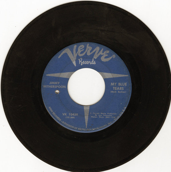 Jimmy Witherspoon : It's All Over But The Crying / My Blue Tears (7", Single, Promo)