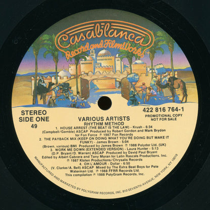 Various : Rhythm Method (LP, Comp, Promo, 49)
