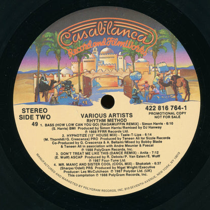 Various : Rhythm Method (LP, Comp, Promo, 49)