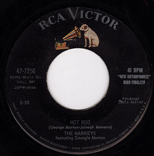 The Markeys (2) : Hot Rod / Yakkity Yak (7", Single, Ind)