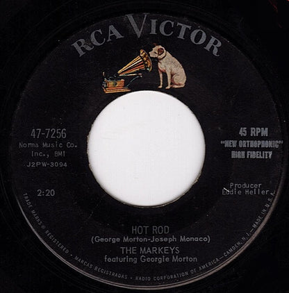 The Markeys (2) : Hot Rod / Yakkity Yak (7", Single, Ind)