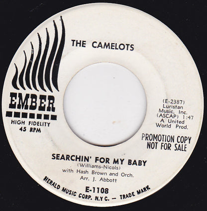 The Camelots : Pocahontas / Searchin' For My Baby (7", Single, Promo)
