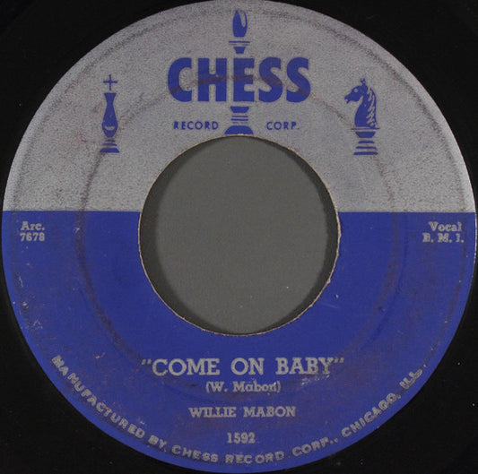 Willie Mabon : Come On Baby (7")