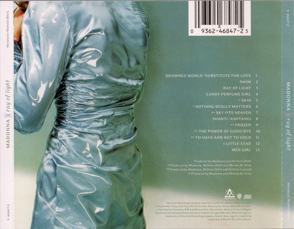 Madonna : Ray Of Light (CD, Album, WEA)