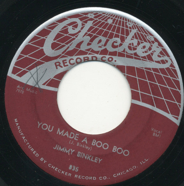 Jimmy Binkley : You Made A Boo Boo (7", Single)