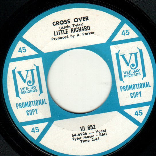 Little Richard : Cross Over (7", Single, Promo, Styrene)