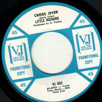 Little Richard : Cross Over (7", Single, Promo, Styrene)
