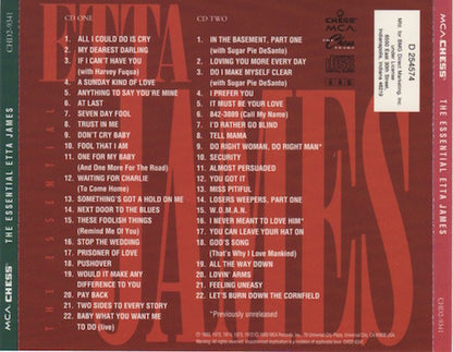 Etta James : The Essential Etta James (2xCD, Comp, Club, RE, RM)