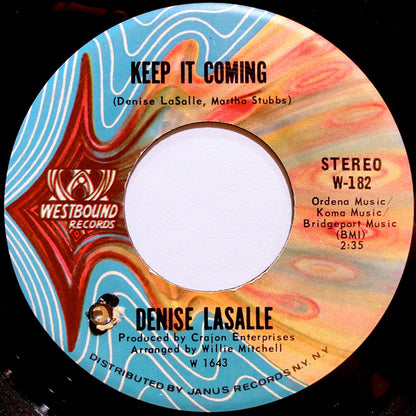 Denise LaSalle : Trapped By A Thing Called Love (7", San)