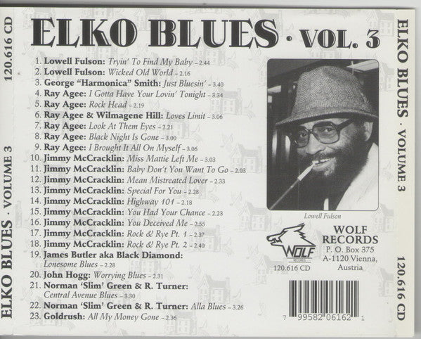 Various : Elko Blues Vol. 3 (CD, Comp)