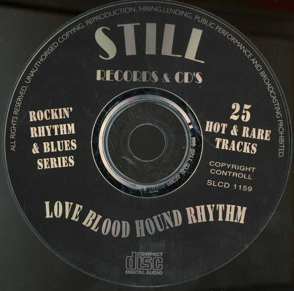 Various : Love Blood Hound Rhythm - Early Rockin' Rhythm & Blues (CD, Comp)