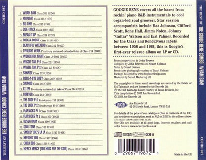 Googie Rene Combo : The Best Of The Googie Rene Combo Wham Bam! (CD, Comp)
