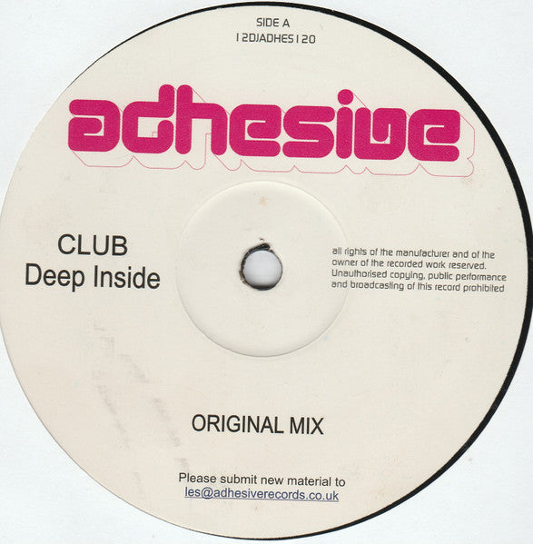 Club : Deep Inside (2x12")