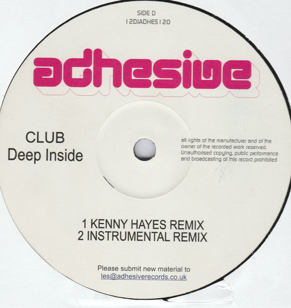 Club : Deep Inside (2x12")