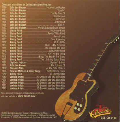 Jimmy Reed : I'm Jimmy Reed (CD, Album, RE)