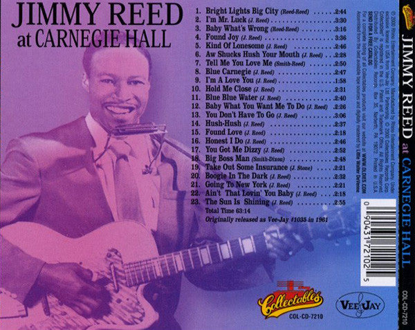 Jimmy Reed : Jimmy Reed At Carnegie Hall (CD, Comp, RE)