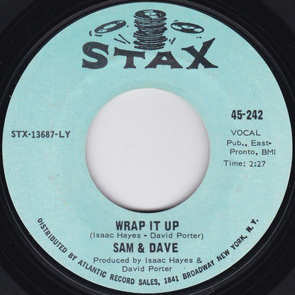 Sam & Dave : I Thank You / Wrap It Up (7", Single, Styrene, LY)