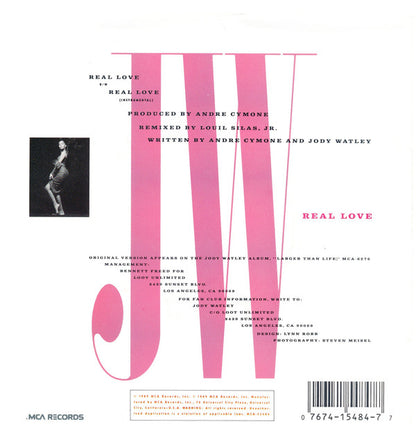 Jody Watley : Real Love (7", Single, Glo)