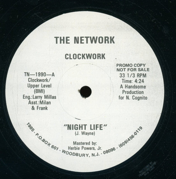 Clockwork (3) : Night Life (12", Promo)
