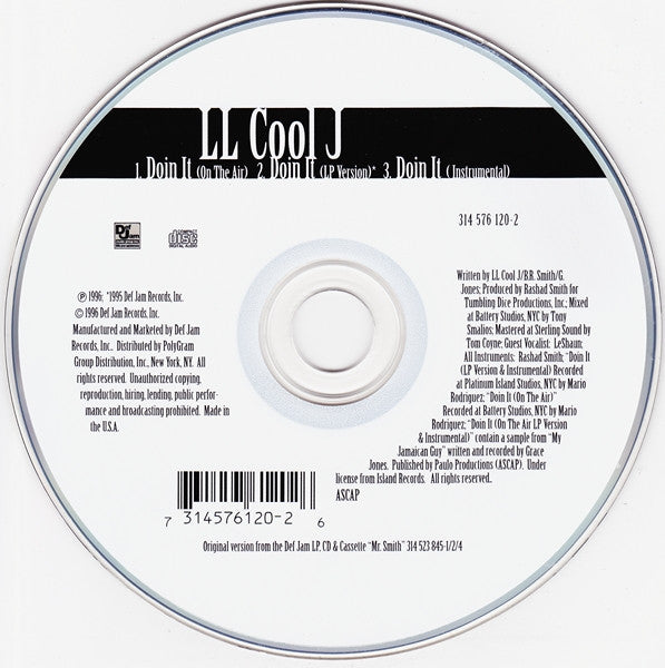 LL Cool J : Doin It (CD, Single)