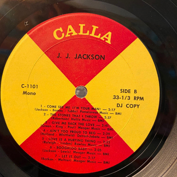 J.J. Jackson With The Greatest Little Soul Band In The Land : But It's Alright (LP, Album, Mono, Promo)