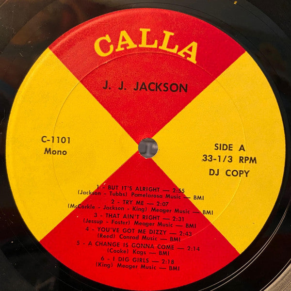 J.J. Jackson With The Greatest Little Soul Band In The Land : But It's Alright (LP, Album, Mono, Promo)