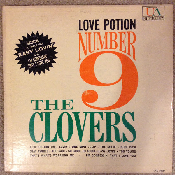 The Clovers : Love Potion Number 9 (LP, Album, Mono)