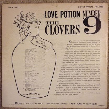 The Clovers : Love Potion Number 9 (LP, Album, Mono)