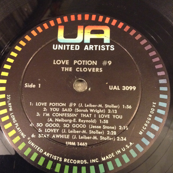 The Clovers : Love Potion Number 9 (LP, Album, Mono)