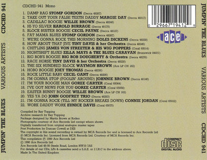 Various : Jumpin' The Blues (CD, Comp, Mono)