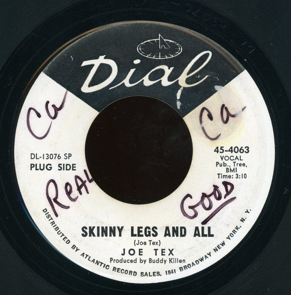 Joe Tex : Skinny Legs And All (7", Single, Promo, Spe)