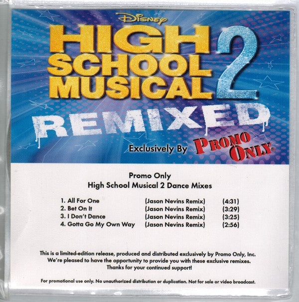 High School Musical 2* : Remixed (CD, Promo + DVD, Promo)
