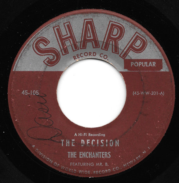 Enchanters (3) Featuring Jimmy Barnes (2) : The Decision / We Make Mistakes (7")