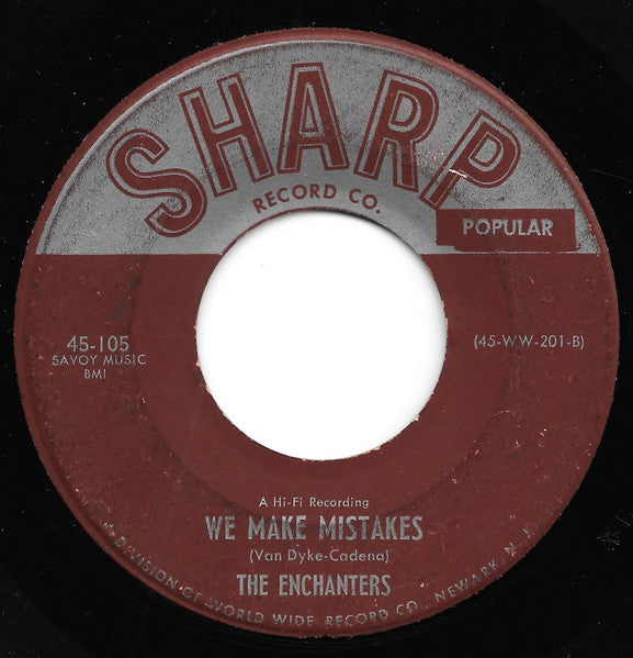 Enchanters (3) Featuring Jimmy Barnes (2) : The Decision / We Make Mistakes (7")