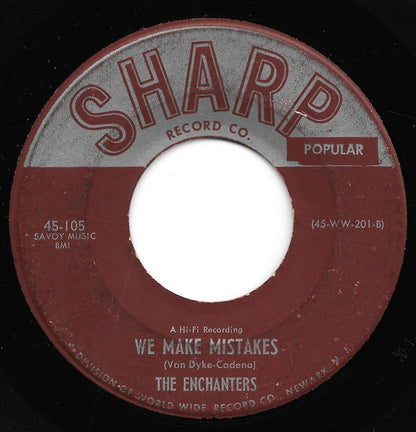 Enchanters (3) Featuring Jimmy Barnes (2) : The Decision / We Make Mistakes (7")