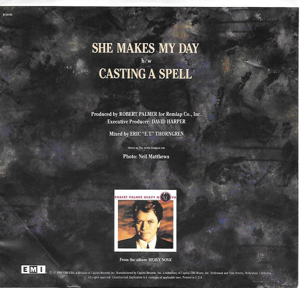 Robert Palmer : She Makes My Day (7", Single)