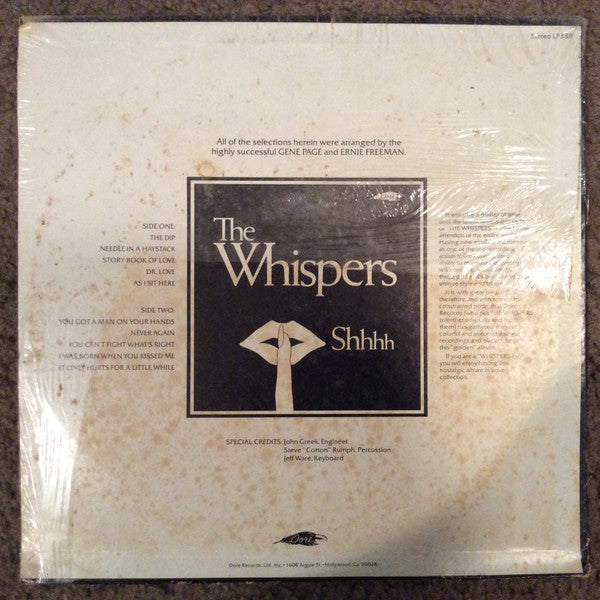 The Whispers : Shhhh (LP, Comp)