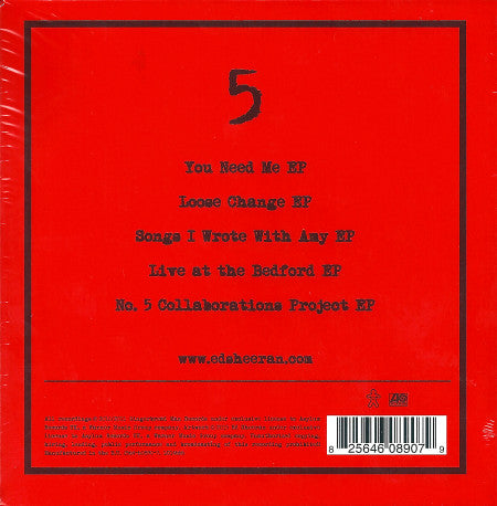 Ed Sheeran : 5 (Box, Comp + CD, EP + CD, EP + CD, EP + CD, EP + CD)